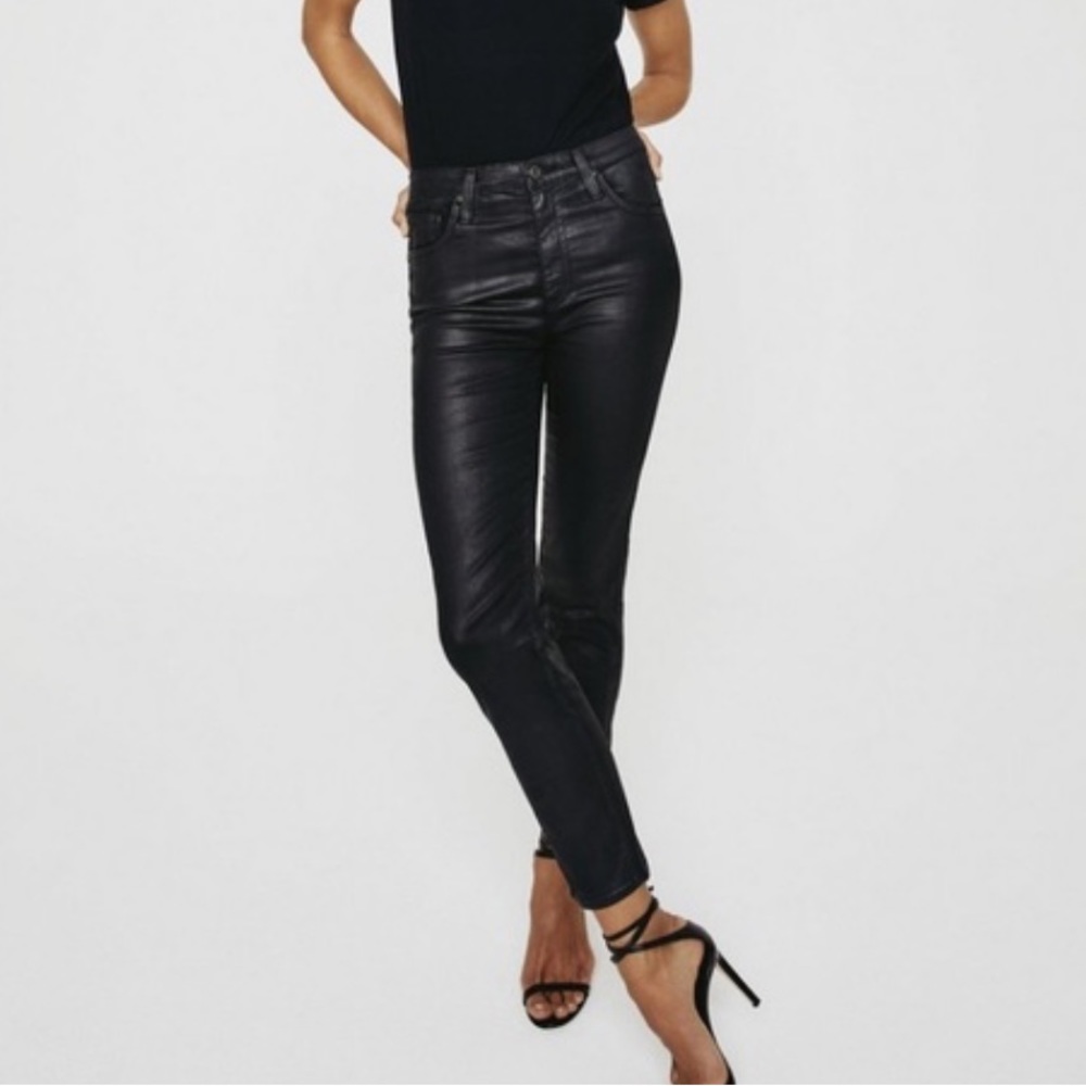 AG Jeans Isabelle Coated Denim